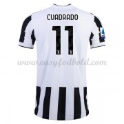 Fodboldtrøjer Series A Juventus 2021-22 Juan Cuadrado 11 Hjemmetrøje..